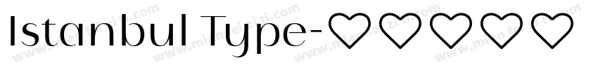 Istanbul Type字体转换